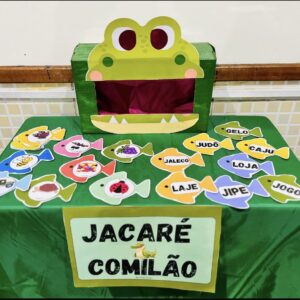 Família Silábica do J- Jacaré Comilão